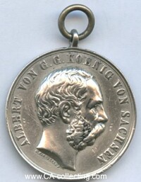 MILITARY SILVER SHOOTING PRIZE MEDAL 4 CLASS 1874