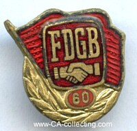 FDGB HONOR STICKPIN FOR 60 YEARS.
