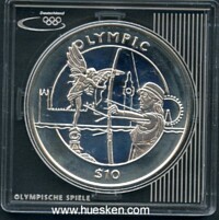 SIERRA LEONE 10 DOLLARS 2010 OLYMPIC GAMES LONDON