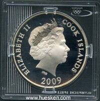 COOK ISLANDS 10 DOLLARS 2009 OLYMPIC GAMES LONDON