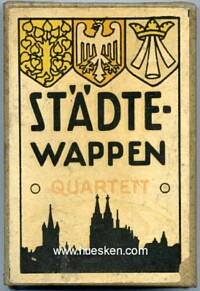 STÄDTEWAPPEN-QUARTETT UM 1938
