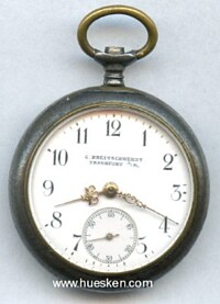 ANTIQUE IRON POCKET WATCH FROM A NOBLEMAN.