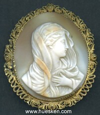 LARGE SIZE ANTIQUE SHELL CAMEO