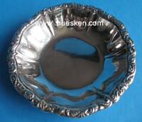 ANTIQUE HAMBOURG SILVER BOWL ABOUT 1890.