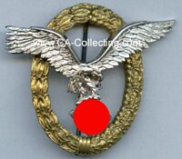COMBINED PILOT´S AND OBSERVER´S REPRO BADGE.