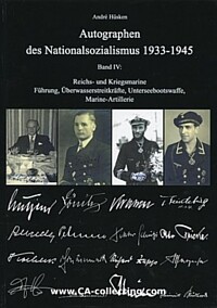 AUTOGRAPHEN DES NATIONALSOZIALISMUS 1933-1945.