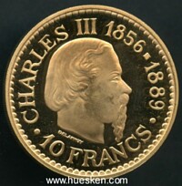 10 FRANCS 1966 CHARLES III.
