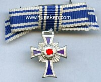 CROSS OF HONOR OF THE GERMAN MOTHER SILVER 1938.