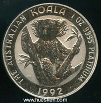 100 DOLLARS 1992 KOALA