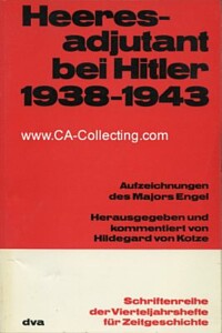 HEERESADJUTANT BEI HITLER 1938-1943.