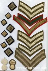 COLLECTION RANK SLEEVE INSIGNIAS