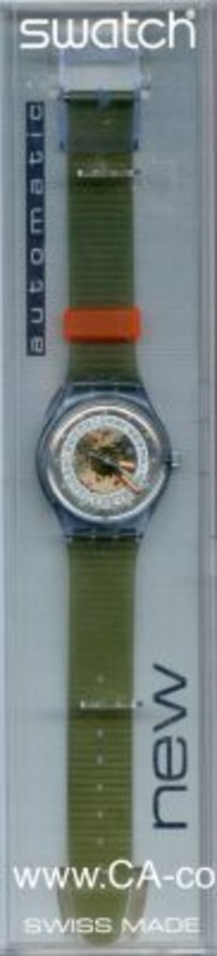 SWATCH 1993 AUTOMATIC BLUE MATIC SAN100.