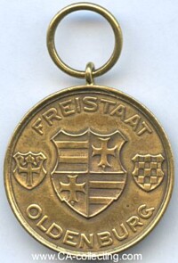 OLDENBURG - MEDAL FOR MERITS IN THE FIRE BRIGADE.