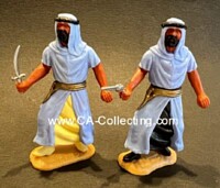 2 TIMPO TOYS ARAB FIGURES STANDING.