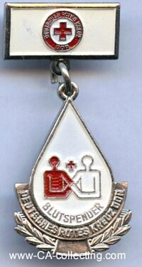 GERMAN RED CROSS BLOOD DONATION HONOR CLASP SILVER